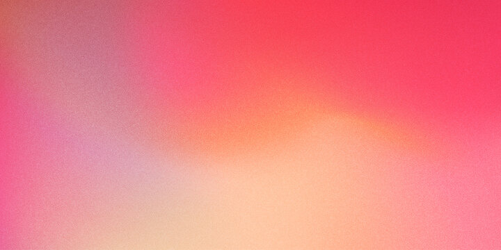 Pink gradient background, abstract peach orange grain gradation texture, vector pink noise texture blur abstract background