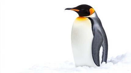 Fototapeta premium King Penguin in the Snow