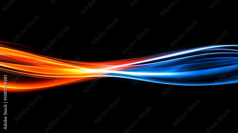 Poster dynamic abstract dark background blending various shades with fluid motion, symbolizing mystery, inn