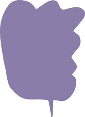 Speech bubble colorful for text, chatting, message box