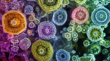 The microscopic realm: Delving into the hidden world of plant cells.