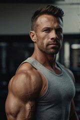Fototapeta premium body builder