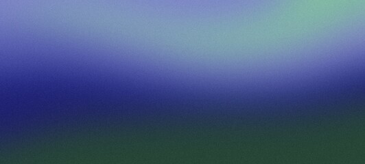 Abstract background with green purple turquoise gradient, grain, grunge noise, stripes, website banner design, copy space