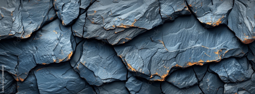 Poster blue gray stone rock texture background with sharp lines and high resolution