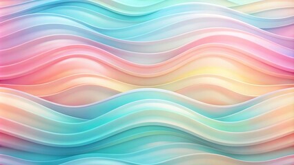 Obraz premium Abstract pastel colors wave background, pastel, colors,wave, abstract, soft, background, texture, design, smooth, gradient