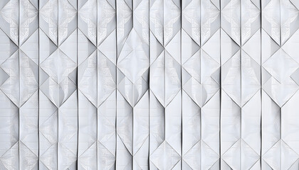 Obraz premium Gray patterned wallpaper, origami
