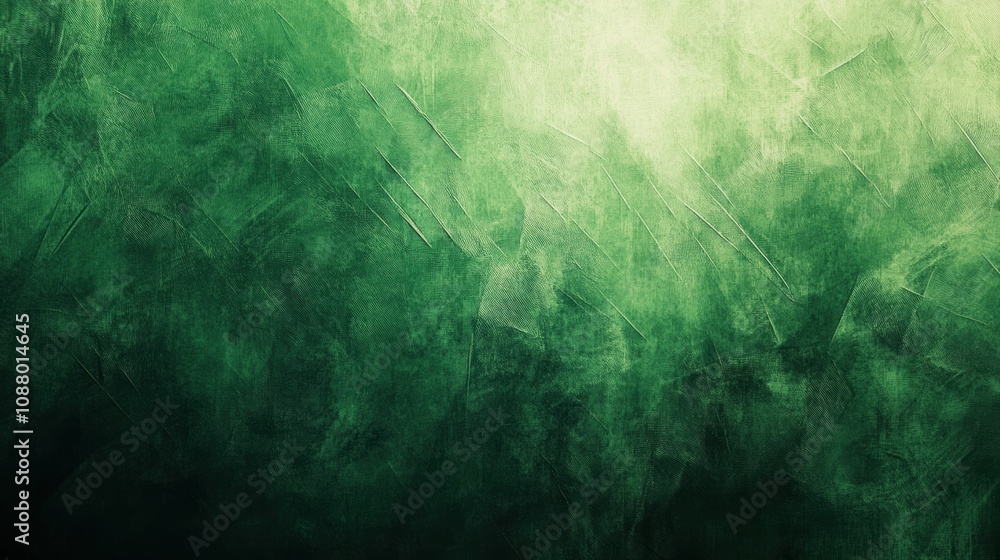 Poster abstract green texture with subtle gradients and layers, ideal for backgrounds in designs, presentat