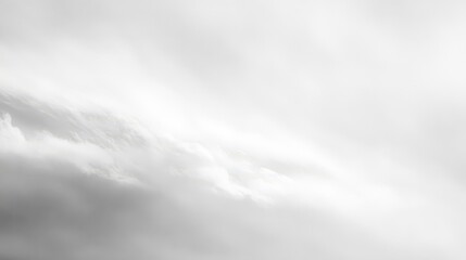 Abstract grayscale cloudscape, soft, ethereal texture.