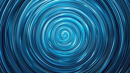 Dive into the depths of blue with abstract waves that resonate and create a vibrant ripple of energy.