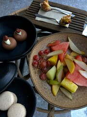 Delicious luxurious meal 