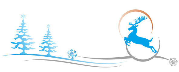 silhouette of deer and savanna