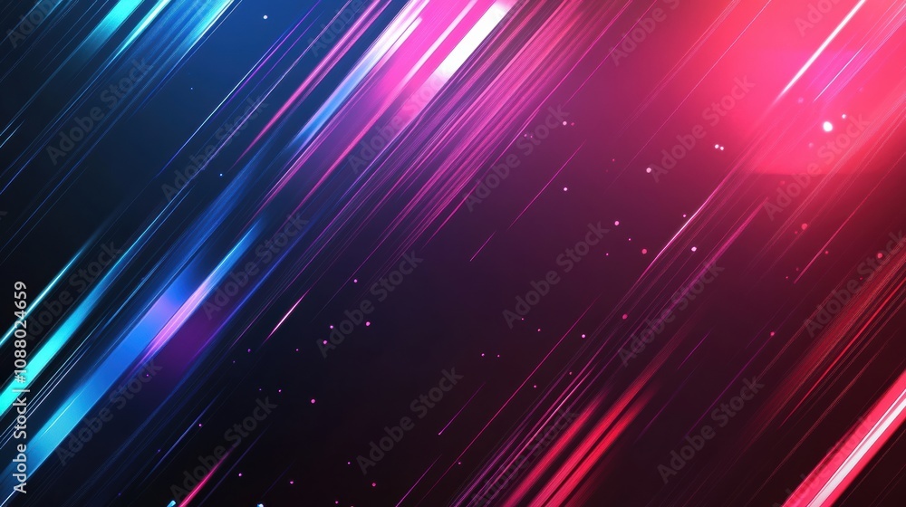 Poster abstract background with vibrant light trails and colorful patterns for modern digital designs and a