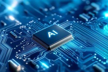 KI abbreviation in German artificial intelligence AI, technology Germany. Backdrop for use in Deutschland