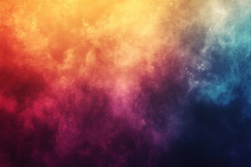 Abstract background with vibrant colors and textures, resembling a galaxy or nebula.