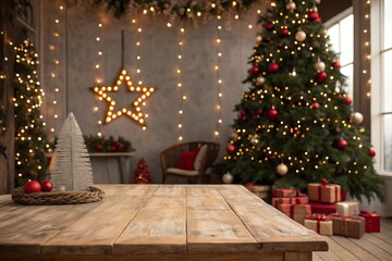 Glittering Christmas Background