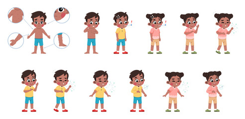 Kids with Chicken Pox