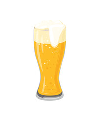 Beer cup cartoon vector illustration stock illustration.