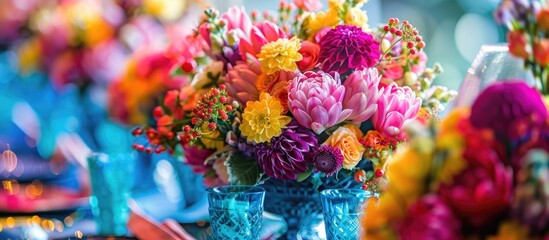 Simultaneous Event with Unique Colorful Decorations