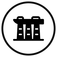 Editable skyscraper, business, vector icon. Landmark, monument, commercial, building, architecture. Part of a big icon set family. Perfect for web and app interfaces, presentations, infographics, etc