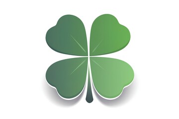 four leaf clover isolated