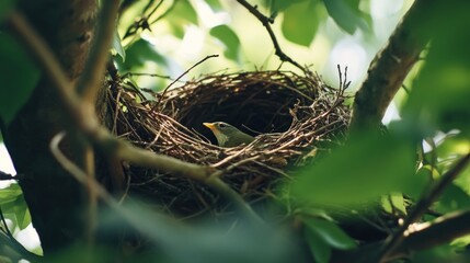 Bird in Nest