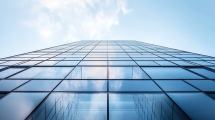 Fototapeta premium Glass Facade of a Skyscraper