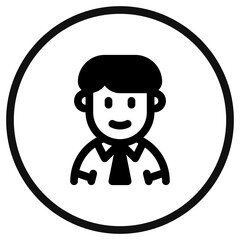 Editable teen, adolosence, boy, girl avatar vector icon. User, profile, identity, persona. Part of a big icon set family. Perfect for web and app interfaces, presentations, infographics, etc