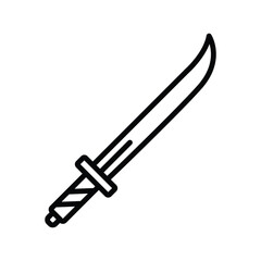 sword icon vector design template simple and clean