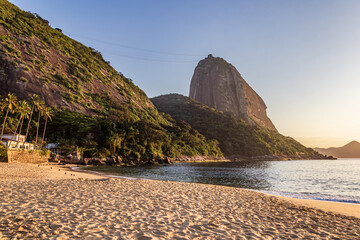 Amanecer en la Playa Roja (Praia Vermelha), Rio de Janeiro - Brasil