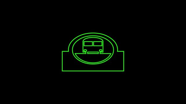 car icon animation on black backgraound