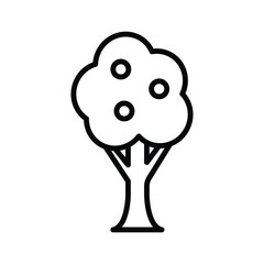 tree icon vector design template simple and clean