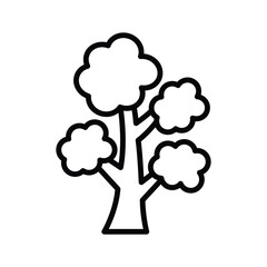 tree icon vector design template simple and clean