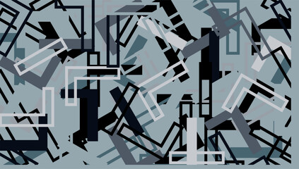 Abstract colorful alphabet letter L background