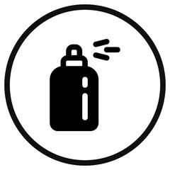 Editable spray perfume vector icon. Barbershop, lifestyle, grooming. Part of a big icon set family. Perfect for web and app interfaces, presentations, infographics, etc
