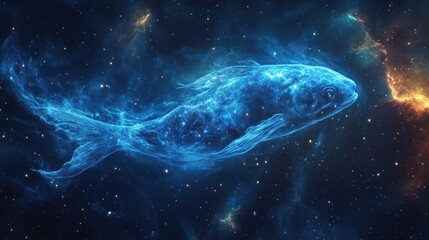 Fototapeta premium Cosmic Fish