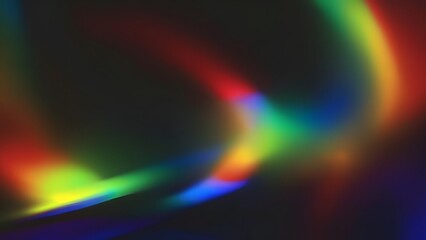 Hologram overlay effect rainbow crystal light leaks background , colorful abstract retro film photo overlay or screen filter .	