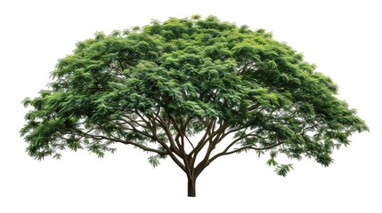Fototapeta premium Majestic Rain Tree: Lush Greenery in Full Bloom 