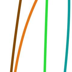 Abstract Colorful Lines Graphic