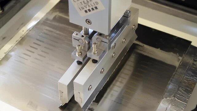 High-Precision SMT Solder Paste Printer for PCB Assembly - Close Up