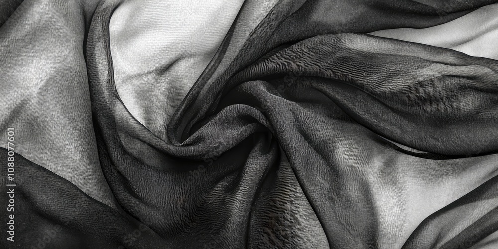 Poster texture. background. template. silk fabric in abstract black and white shades. abstract watercolor p