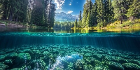 lake in the forest