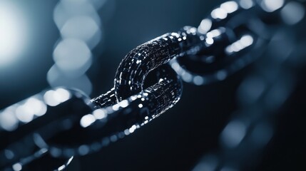 A detailed close-up of a blockchain ledger, illustrating decentralized transaction verification, Blockchain technology style