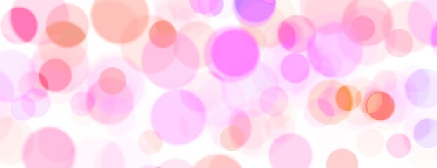 colorful bokeh circles without bacground, suitable for background, decoration, frame, textures, border, clip art