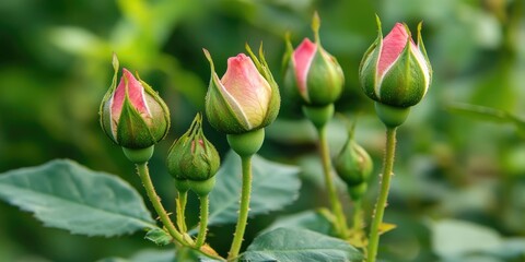 Zwergkonig (KORkonig, Dwarf King) stunning ripe rose buds
