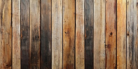 Obraz premium Old wood wall texture backdrop, empty plank grunge vertical patterns abstract.