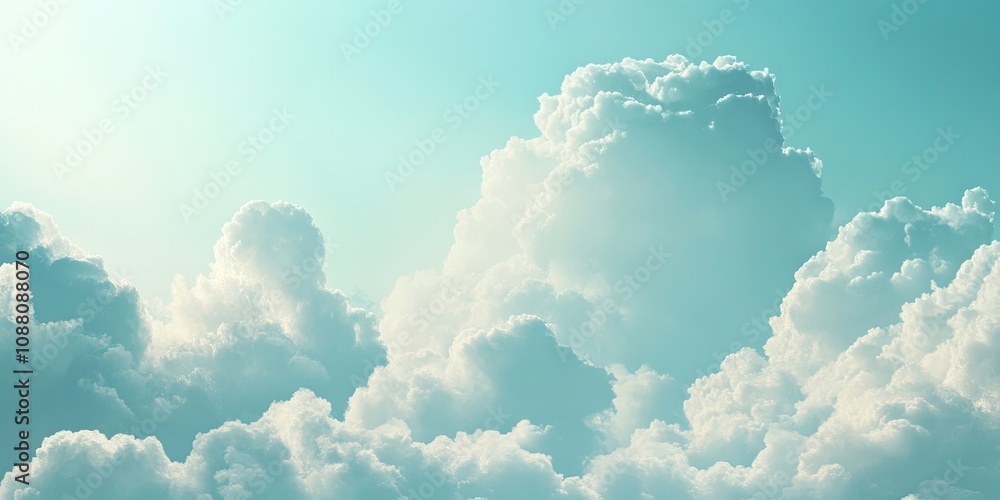 Poster abstract natural backdrop featuring clouds. stunning sky with clouds.