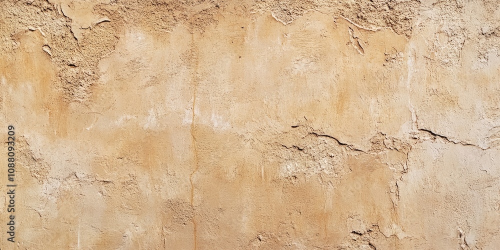 Canvas Prints Horizontal or vertical texture of an aged wall and beige stucco. Template featuring light brown stucco.