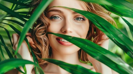 Portrait of a fashionable young woman