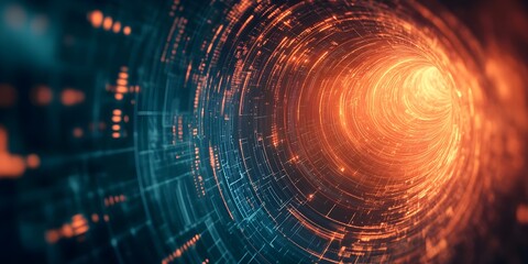 Obraz premium Abstract Futuristic Background