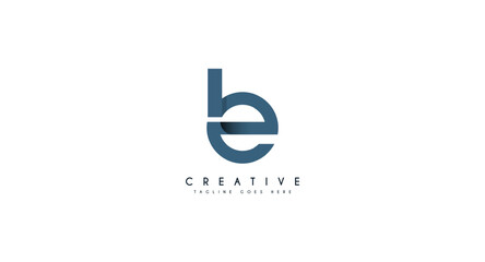 Initial Letter BE logo design vector illustration. © Wahyu